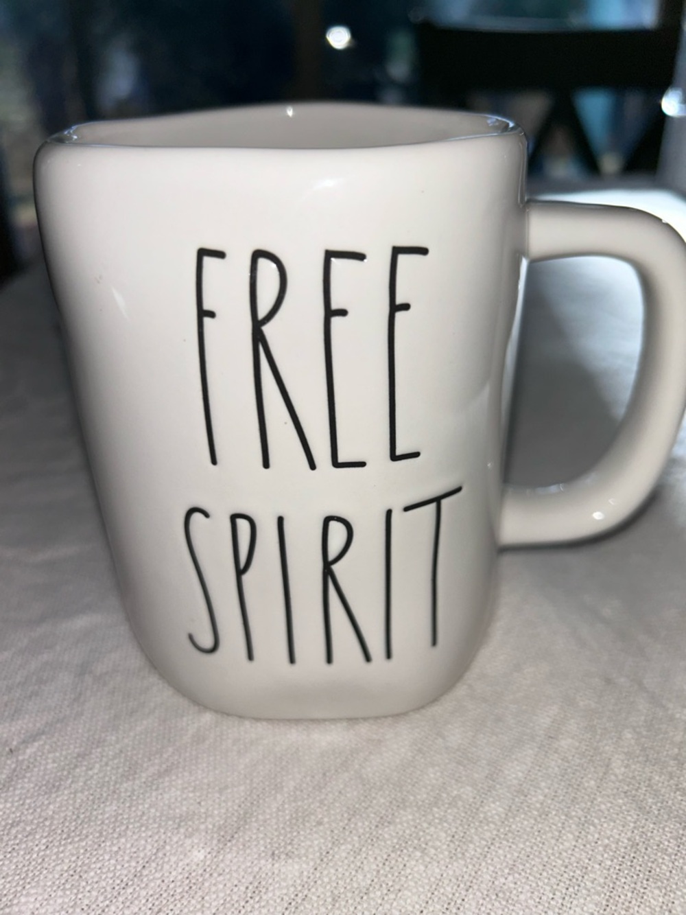 Rae Dunn FREE SPIRIT ceramic mug